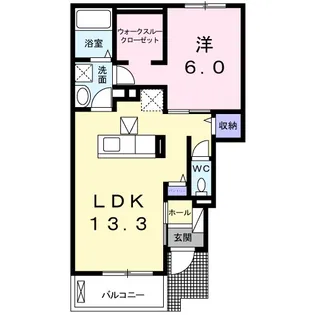 エスポワール【1階】の間取り