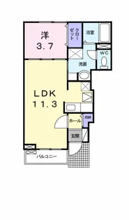 ダイナソー【1階】の間取り