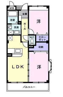 ヴィアラッテア【1階】の間取り