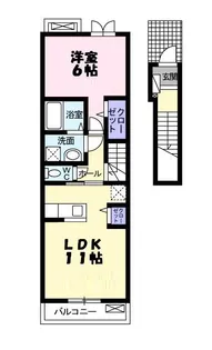 グラン オーブ【2階】の間取り