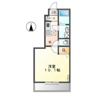 シャルマン【1階】の間取り