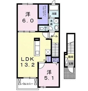 グレーシア光Ⅴ【2階】の間取り