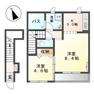 マルシェ アーブル248【2階】の間取り