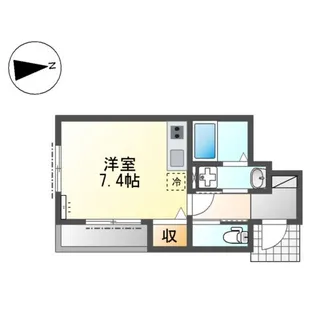 メゾン ド セントレ【1階】の間取り