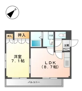 ピアン【2階】の間取り