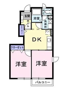 ファミール高月【1階】の間取り