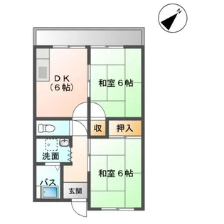 メゾン長縄【2階】の間取り