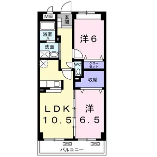 クラシオン Ⅰ【4階】の間取り