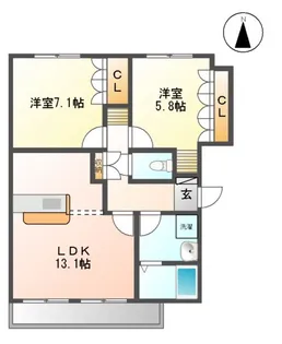 ステラB【1階】の間取り