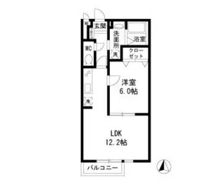 ソルティ アルデイア【2階】の間取り