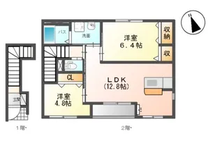 グレーシア【2階】の間取り