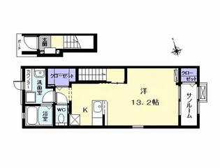 ルーチェ【207号室】の間取り
