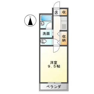 アメニティハイム【1階】の間取り