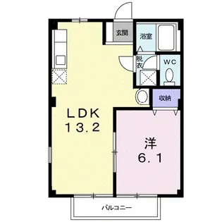 エクセル豊山【1階】の間取り