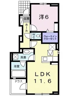 エスポワール【1階】の間取り