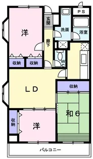 レソール【3階】の間取り