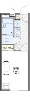 レオパレストミーズ【1階】の間取り