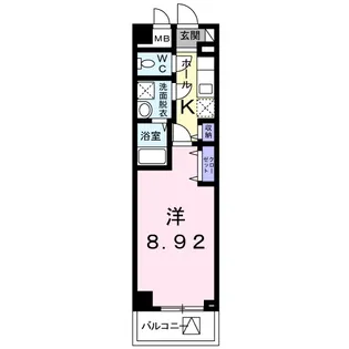 ハイツ・コスモス【3階】の間取り