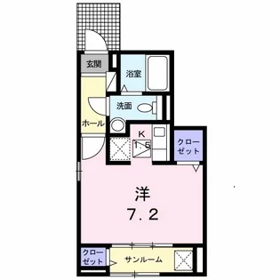 Polaris【1階】の間取り