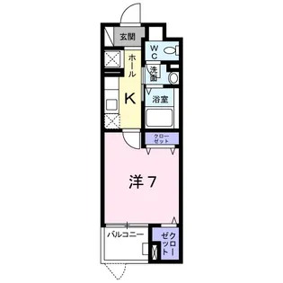 プラシードKⅡ【1階】の間取り