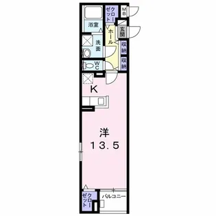 ル クール【4階】の間取り