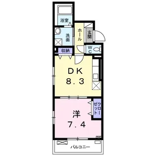 ビオラ【1階】の間取り