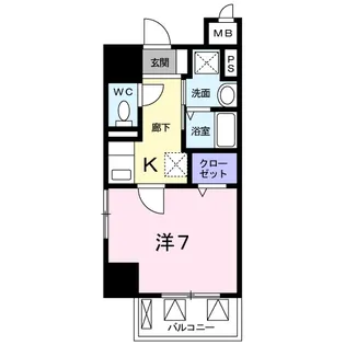 東峰聖蹟【6階】の間取り