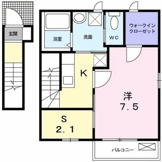 オーク ガーデン【2階】の間取り