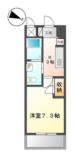 ヒーリングカーサⅡ【1階】の間取り