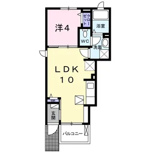 プロムナード【1階】の間取り