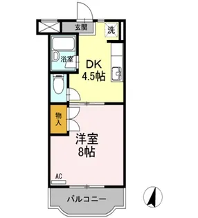 ファミーユⅢ【1階】の間取り