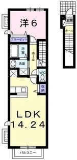 グランベル【2階】の間取り