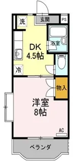 ファミーユⅠ【1階】の間取り