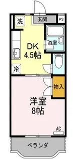 ファミーユⅠ【3階】の間取り