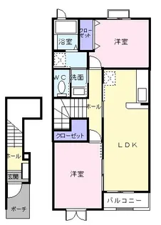 サーマルⅠ【2階】の間取り