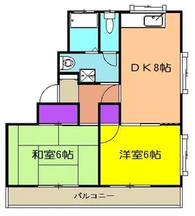 シティハイツ ミツイ【301号室】の間取り