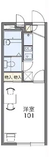 レオパレスラ コンコルド【203号室】の間取り