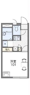 レオパレストモエⅡ【202号室】の間取り