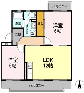 グレースヴィラⅠ【3階】の間取り