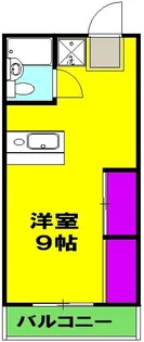 コーポサンエス【3C号室】の間取り