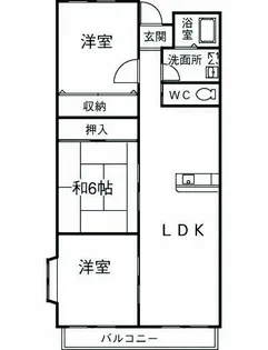 パルクプロッシュ【2階】の間取り