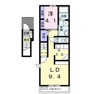 ブリロハルディンⅡ【2階】の間取り