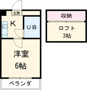 プラザ・ドゥ・ラドー【204号室】の間取り