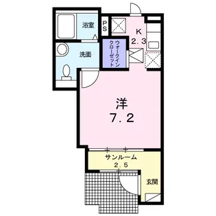 メゾン・ド・レポ【1階】の間取り