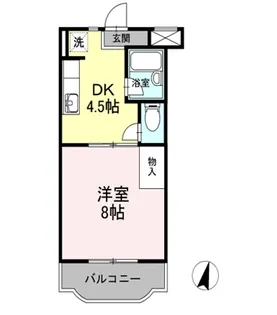 ファミーユⅢ【1階】の間取り