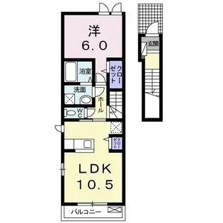 ヴェル・エール【2階】の間取り