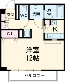 エスパシオ鷹匠【3階】の間取り