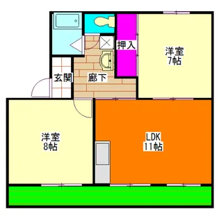 ラサタ【2階】の間取り