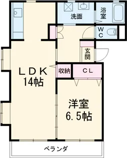 ラピタブレッサ【2階】の間取り