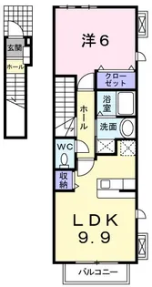 ポラリスⅠ【2階】の間取り